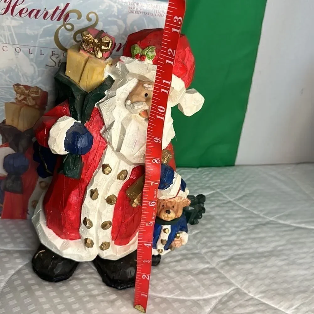 Vintage Hearth & Home 12” Resin Santa Collectibles Studio 33